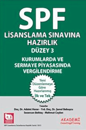 Resim SPF Lisanslama Sınavlarına Hazırlık Düzey 3 Kurumlarda ve Sermaye Piyasasında Vergilendirme