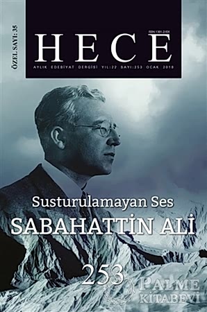 Resim Hece Aylık Edebiyat Dergisi  Sabahattin Ali Özel Sayısı  Sayı: 35 - 253
