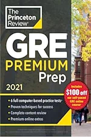 Resim Princeton Review GRE Premium Prep 2021 : 6 Practice Tests + Review and Techniques + Online Tools