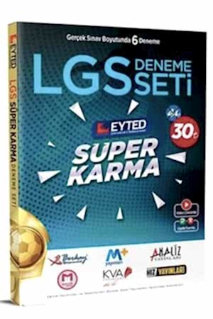 Resim 8. Sınıf LGS Süper Karma 6 lı Deneme Seti
