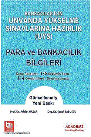 Resim Bankacılar İçin Unvanda Yükselme Sınavlarına Hazırlık Para ve Bankacılık Bilgileri
