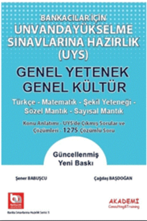Resim Bankacılar İçin Unvanda Yükselme Sınavlarına Hazırlık Genel Yetenek Genel Kültür