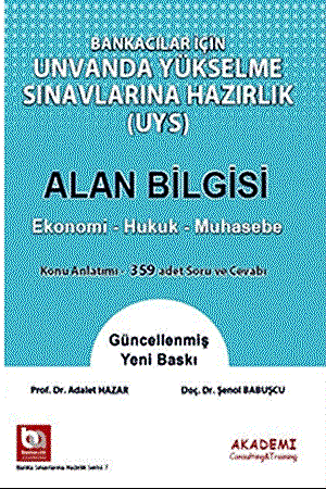 Resim Bankacılar İçin Unvanda Yükselme Sınavlarına Hazırlık Alan Bilgisi