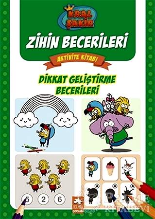 Resim Dikkat Geliştirme Becerileri - Kral Şakir Zihin Becerileri Aktivite Kitabı