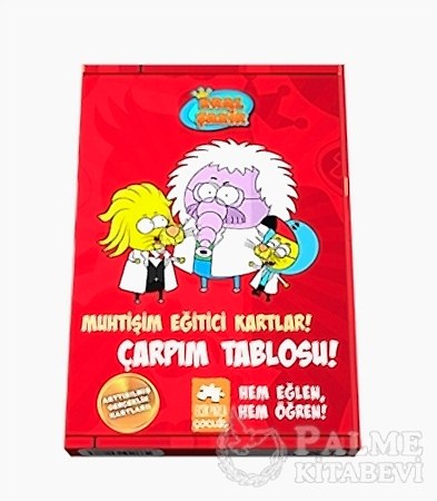 Resim Muhtişim Eğitici Kartlar! - Çarpım Tablosu!