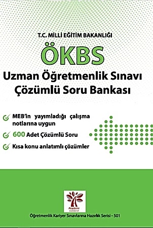 Resim Akademi Eğitim MEB ÖKBS Uzman Öğretmenlik Çözümlü Soru Bankası