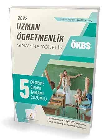 Resim Pelikan Yayınları ÖKBS Uzman Öğretmenlik Sınavına Yönelik Tamamı Çözümlü 5 Deneme Sınavı