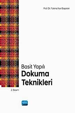 Resim Basit Yapılı Dokuma Teknikleri