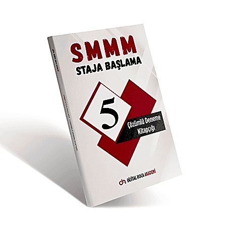 Resim Dijital Hoca SMMM Staja Başlama Çözümlü 5 Deneme Sınavı