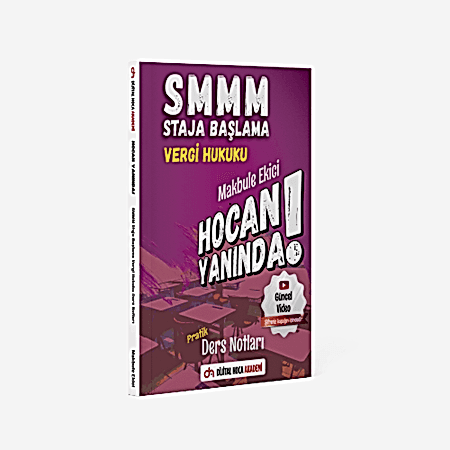 Resim Dijital Hoca SMMM Staja Başlama Vergi Hukuku Pratik Ders Notları