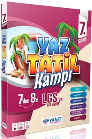 Resim Yanıt Yayınları 7. Sınıf Yaz Tatil Kitabı Kampı