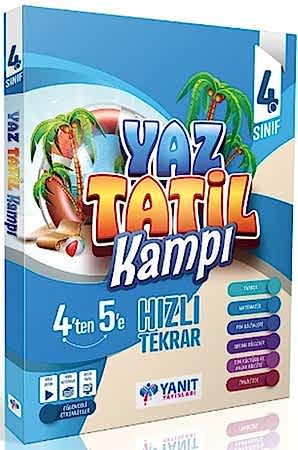 Resim Yanıt Yayınları 4. Sınıf Yaz Tatil Kitabı Kampı