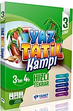 Resim Yanıt Yayınları 3. Sınıf Yaz Tatil Kitabı Kampı