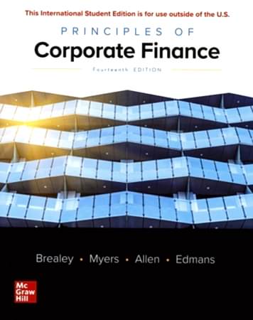 Resim Principles of Corporate Finance 14e