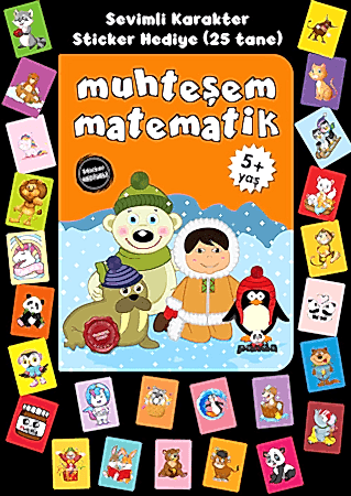 Resim Stickerlı 5+ Yaş Muhteşem Matematik