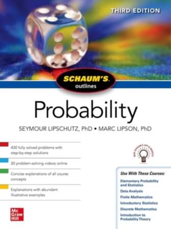 Resim Schaum's Outline of Probability 3e