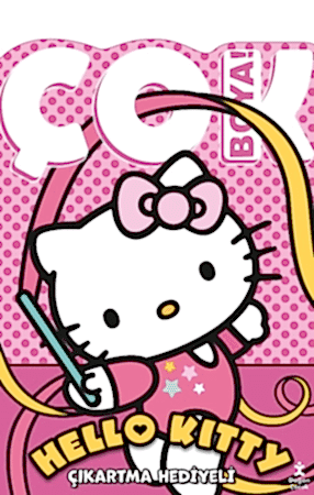 Resim Hello Kitty - Çok Boya! Çıkartmalı Dev Boyama Kitabı
