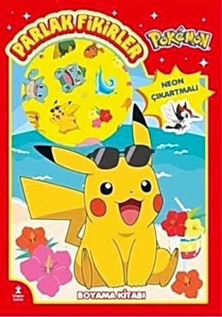 Resim Pokemon - Parlak Fikirler Neon Çıkartmalı Boyama Kitabı