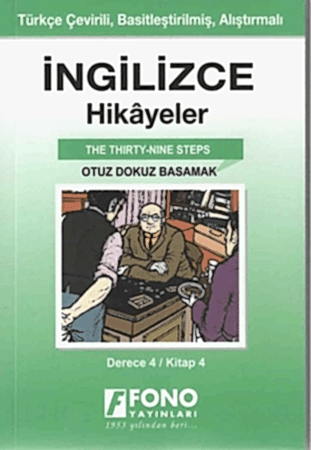 Resim İngilizce Hikayeler - Otuz Dokuz Basamak (Derece 4)