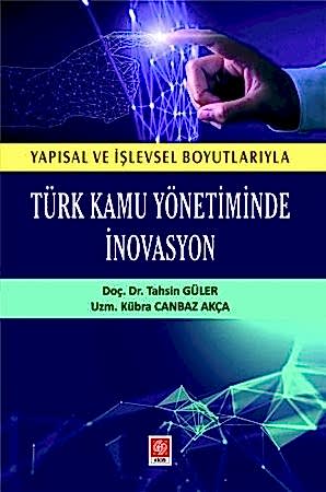 Resim Türk Kamu Yönetiminde İnovasyon Tahsin Güler