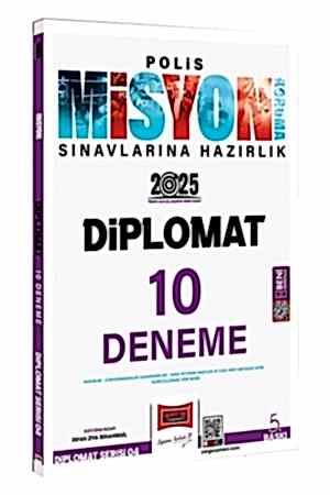 Resim Yargı Yayınları 2025 Polis Misyon Sınavlarına Hazırlık Diplomat Serisi Diplomat 10 Deneme