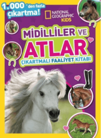 Resim National Geographic Kids Midilliler ve Atlar Çıkartmalı Faaliyet Kitabı