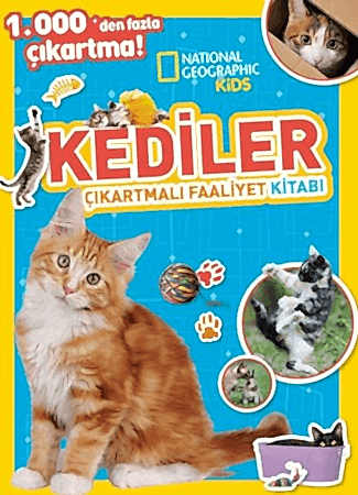 Resim National Geographic Kids Kediler Çıkartmalı Faaliyet Kitabı