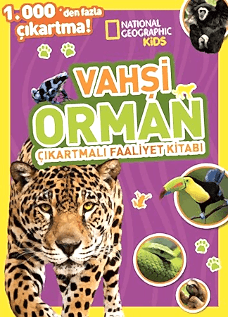 Resim National Geographic Kids Vahşi Orman Çıkartmalı Faaliyet Kitabı