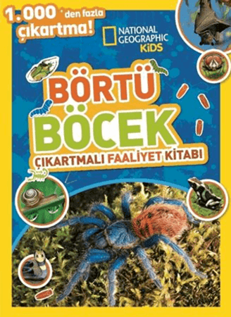 Resim National Geographic Kids Börtü Böcek Çıkartmalı Faaliyet Kitabı