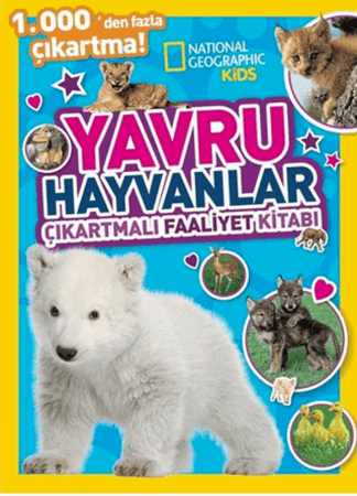 Resim National Geographic Kids Yavru Hayvanlar Çıkartmalı Faaliyet Kitabı
