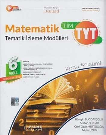 Resim Palme Yayınevi TYT Matematik TİM Tematik İzleme Modülleri 2025