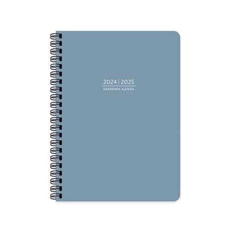 Resim Keskin Color 16 x 23 Spiralli 2024-2025 Akademik Ajanda - Mavi