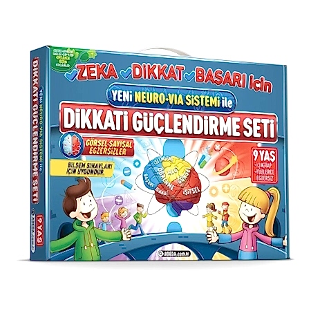 Resim Adeda Yayıncılık Dikkati Güçlendirme Seti 9 Yaş