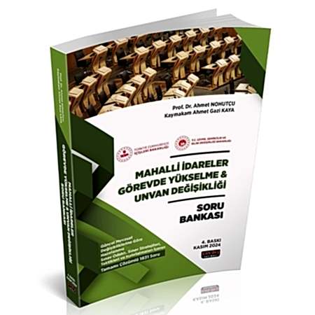 Resim Mahalli İdareler GYS ve Unvan Değişikliği Soru Bankası