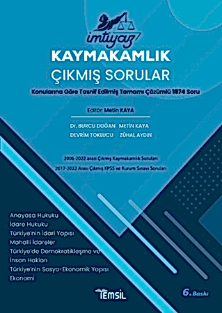 Resim İmtiyaz Kaymakamlık Çıkmış Sorular-6.Baskı