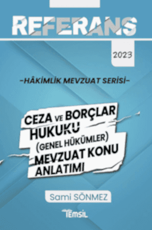 Resim Referans Borçlar ve Ceza Hukuku Genel Hükümler Mevzuat Konu Anlatımı