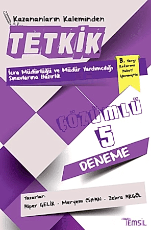 Resim Tetkik icra müdürlüğü ve müdür yardımcılığı Sınavlarına Hazırlık çözümlü 5 deneme