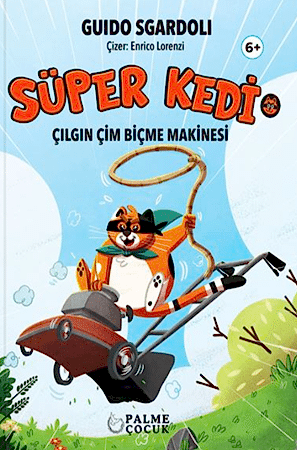 Resim Süper Kedi Çılgın Çim Biçme Makinesi