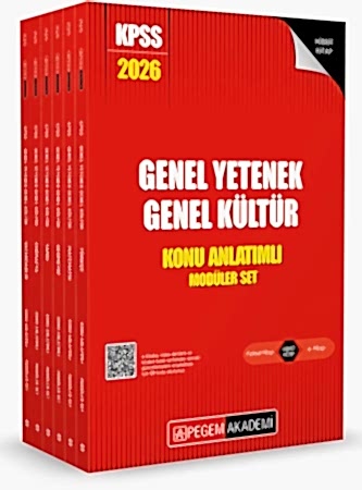 Resim 2026 KPSS Genel Yetenek Genel Kültür Lisans Konu Anlatımlı Modüler Set - (6 Kitap)
