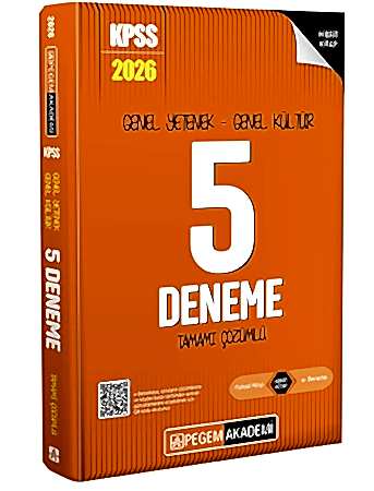 Resim 2026 KPSS Genel Yetenek Genel Kültür Tamamı Çözümlü 5 Deneme