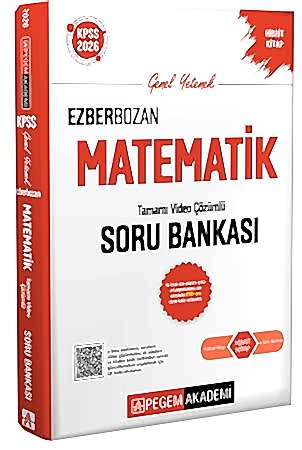 Resim 2026 KPSS Genel Yetenek Genel Kültür Ezberbozan Matematik Tamamı Video Çözümlü Soru Bankası