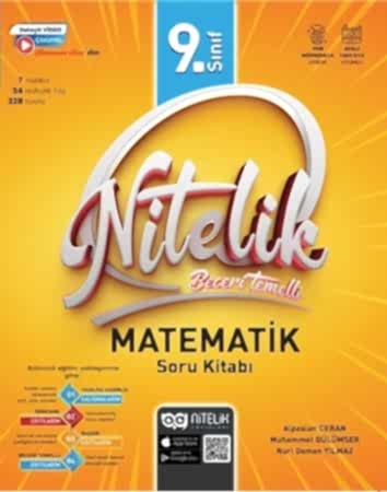 Resim Nitelik 9.Sınıf Matematik Beceri Temelli Soru Kitabı