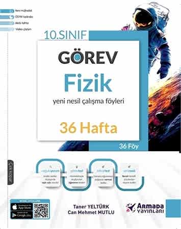 Resim Armada 10.Sınıf Görev Fizik Yeni Nesil Çalışma Föyleri 36 Hafta