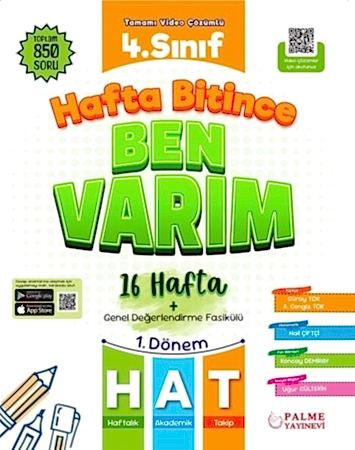 Resim Palme 4.Sınıf Hafta Bitince Ben Varım (16 Hafta) *YENİ*